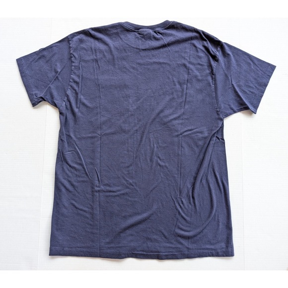 Vintage Polo Ralph Lauren Shirt Medium Blue Pocket Short Sleeve T-Shirt USA Made - Picture 6 of 6